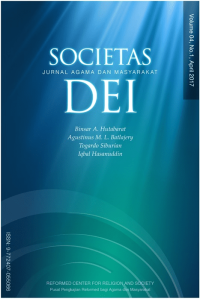Societas Dei: Jurnal Agama Dan Masyarakat, Volume 4 No.1
